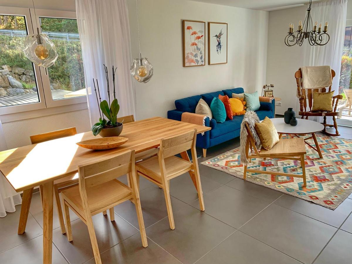 Bueelbad - Relax Holiday Apartment Kandersteg Ngoại thất bức ảnh