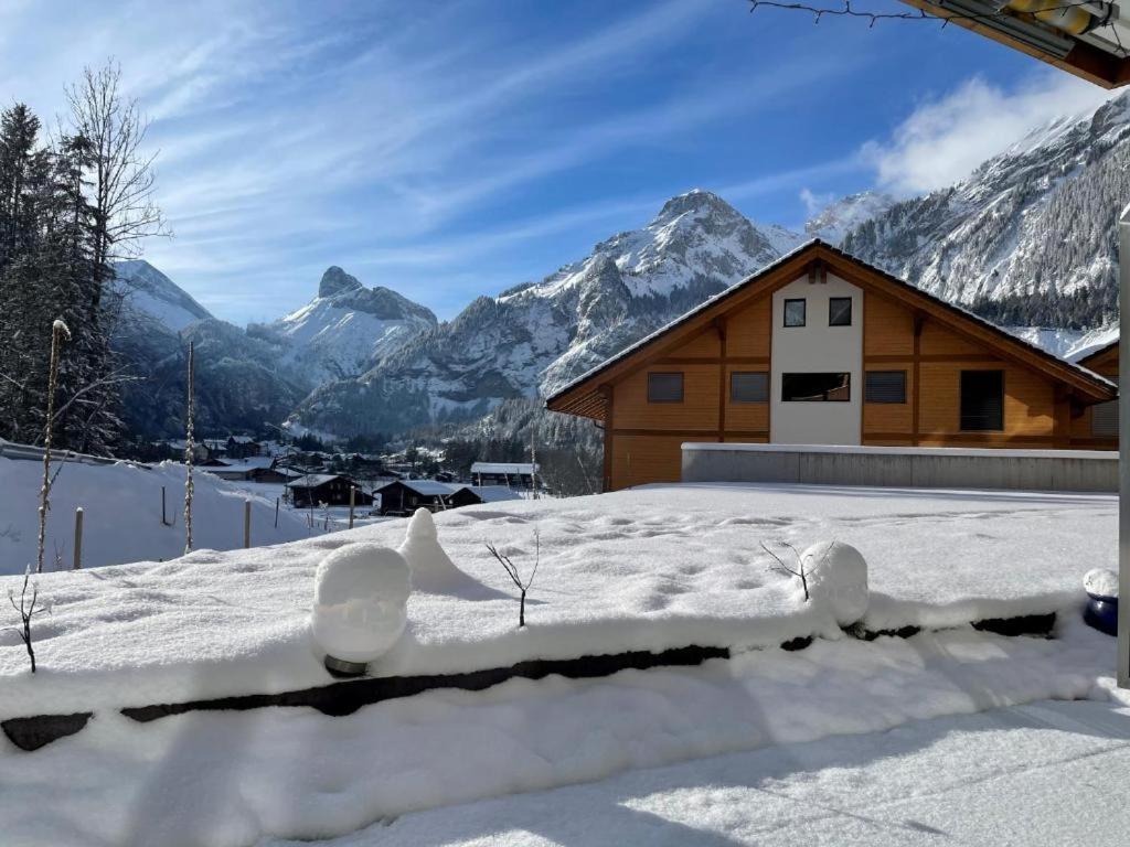 Bueelbad - Relax Holiday Apartment Kandersteg Ngoại thất bức ảnh